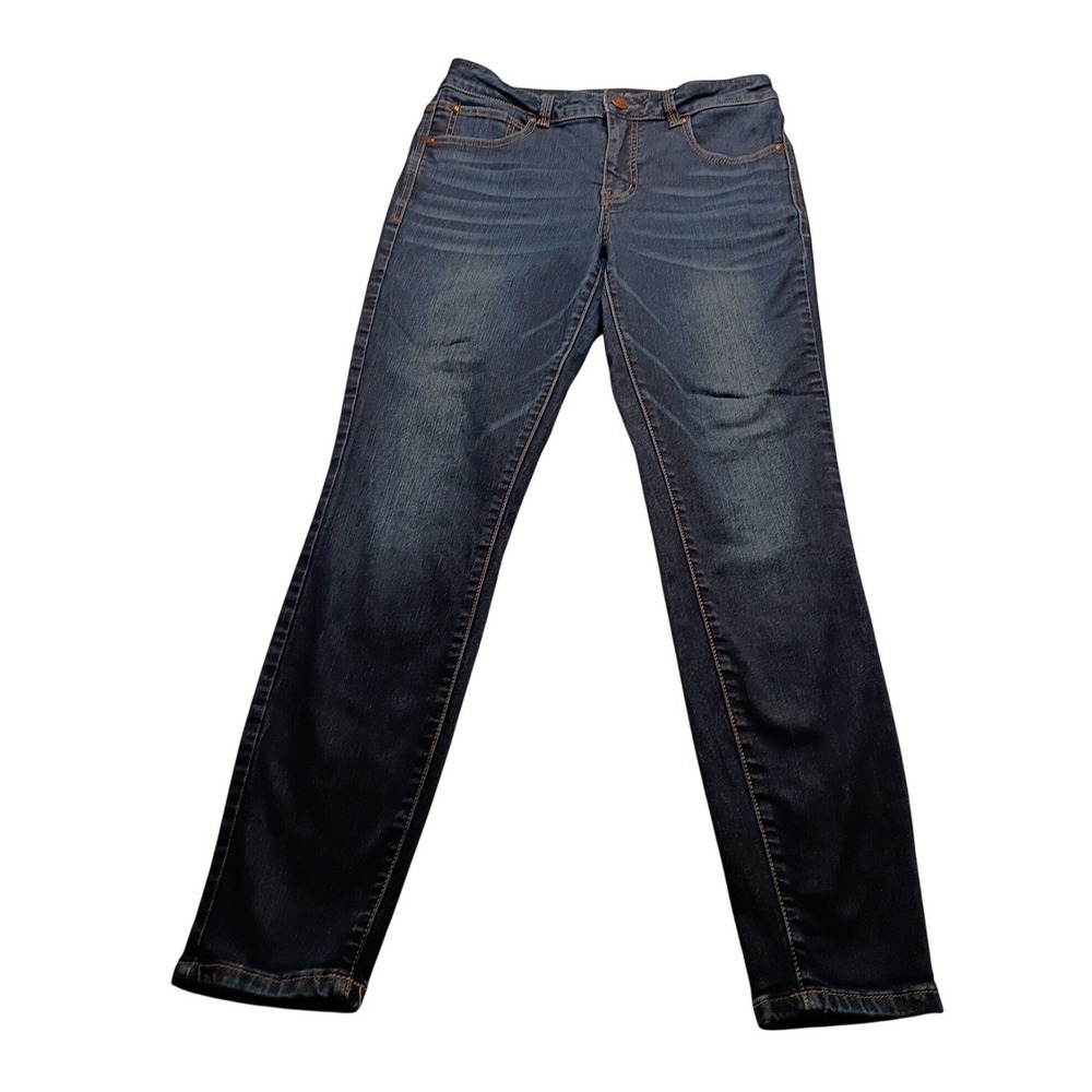 Maurices Everflex High-Rise Women's Skinny Jeans Dark Wash Denim Size 10 Reg